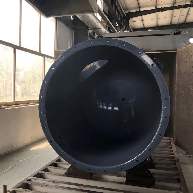 Tanque de armazenamento de produtos químicos revestido de PFA de grande capacidade