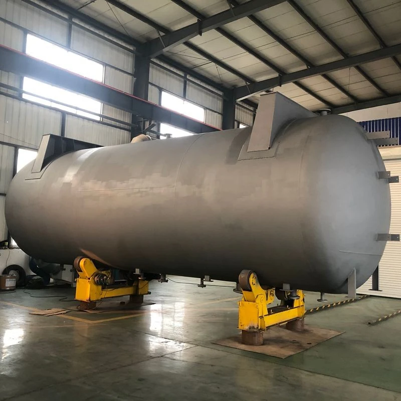 Tanque de armazenamento de produção química revestido com PFA