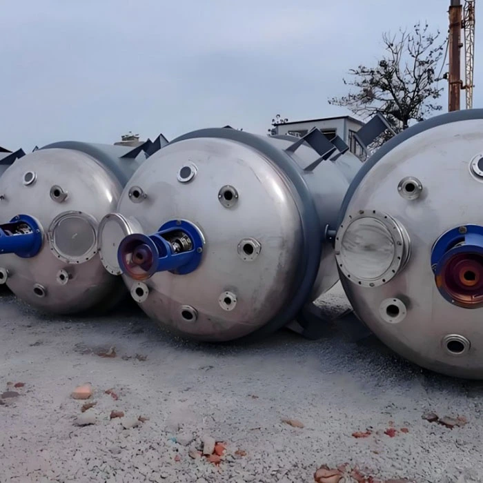 Tanque de reação química revestido com PTFE