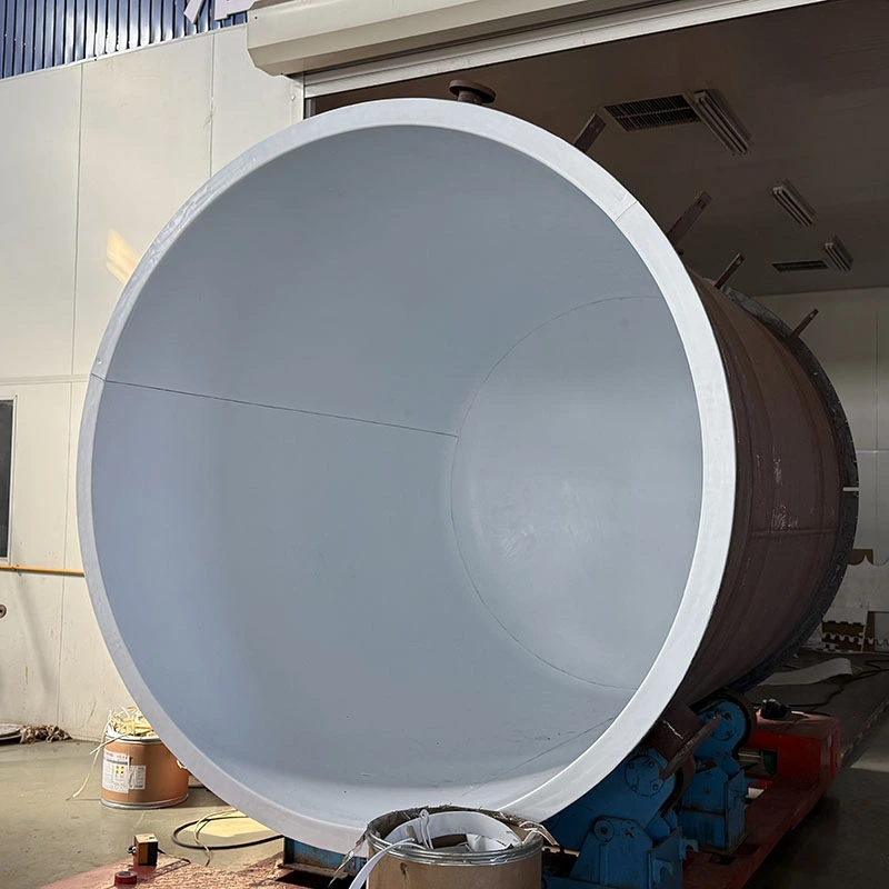 Reator revestido com PTFE para meio ácido